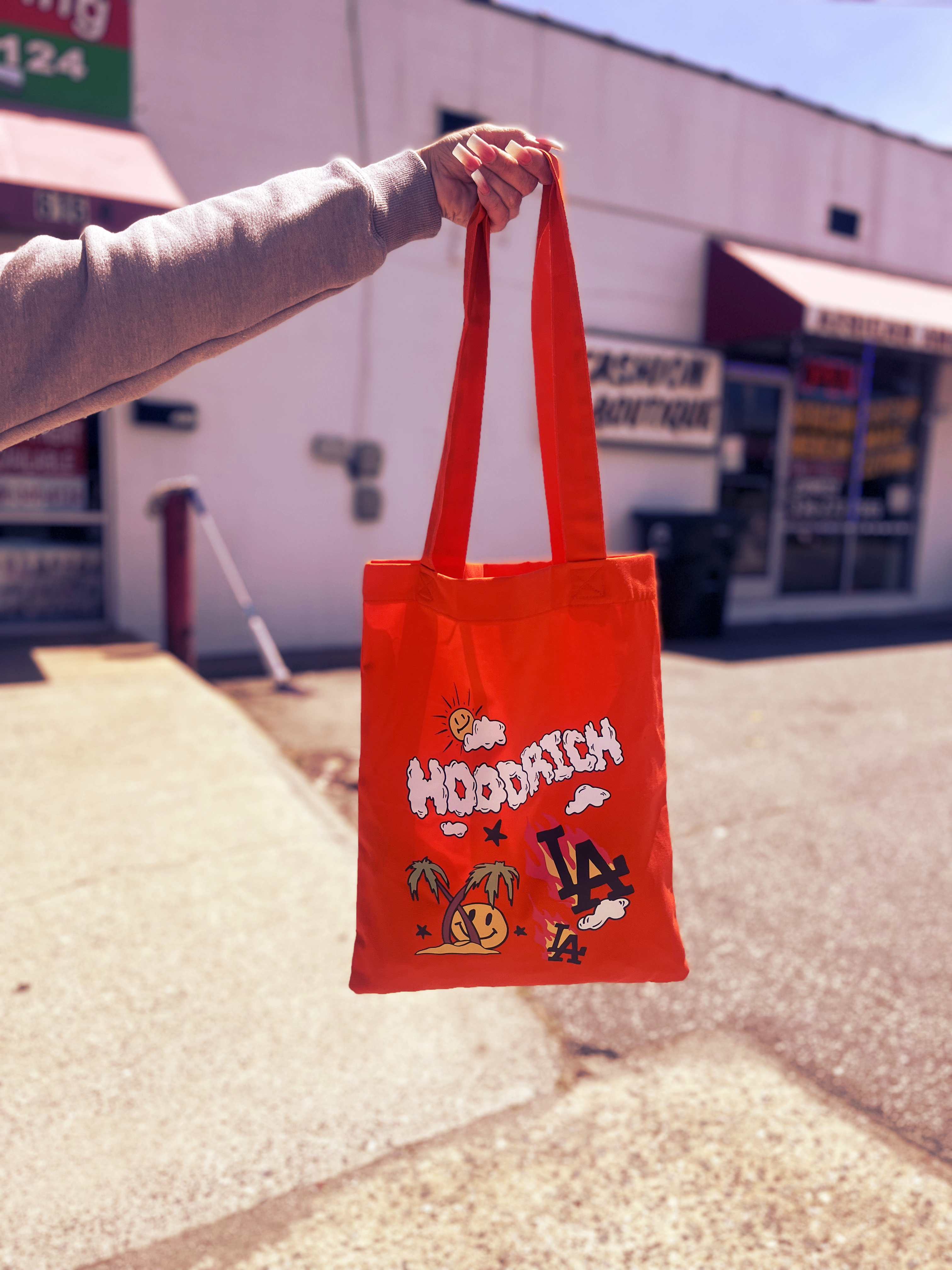 Orange LA Tote Bag