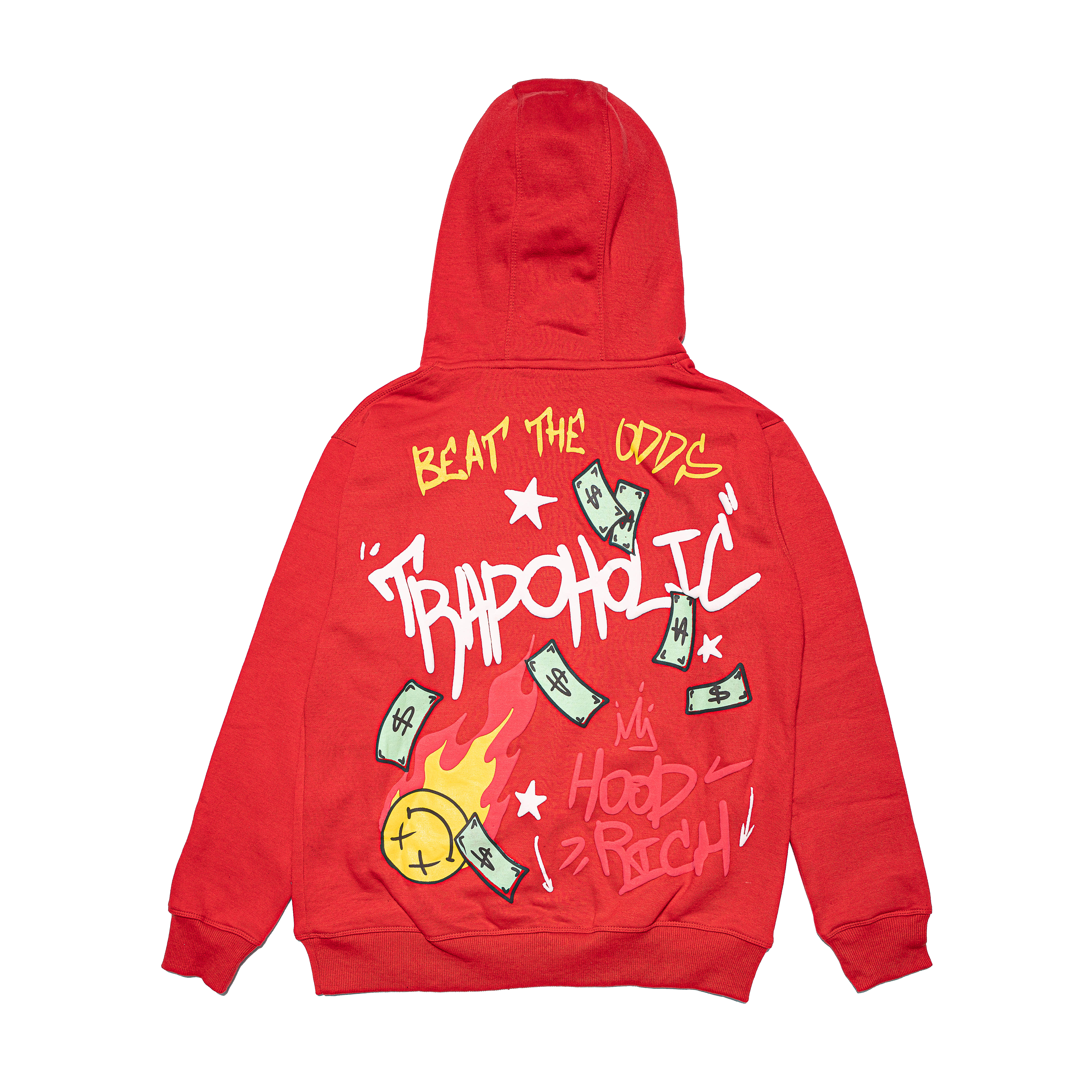 Red Trapoholic Hoodie & Pants Set