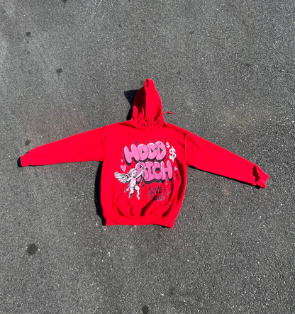 Red “Love Kills” Hoodie