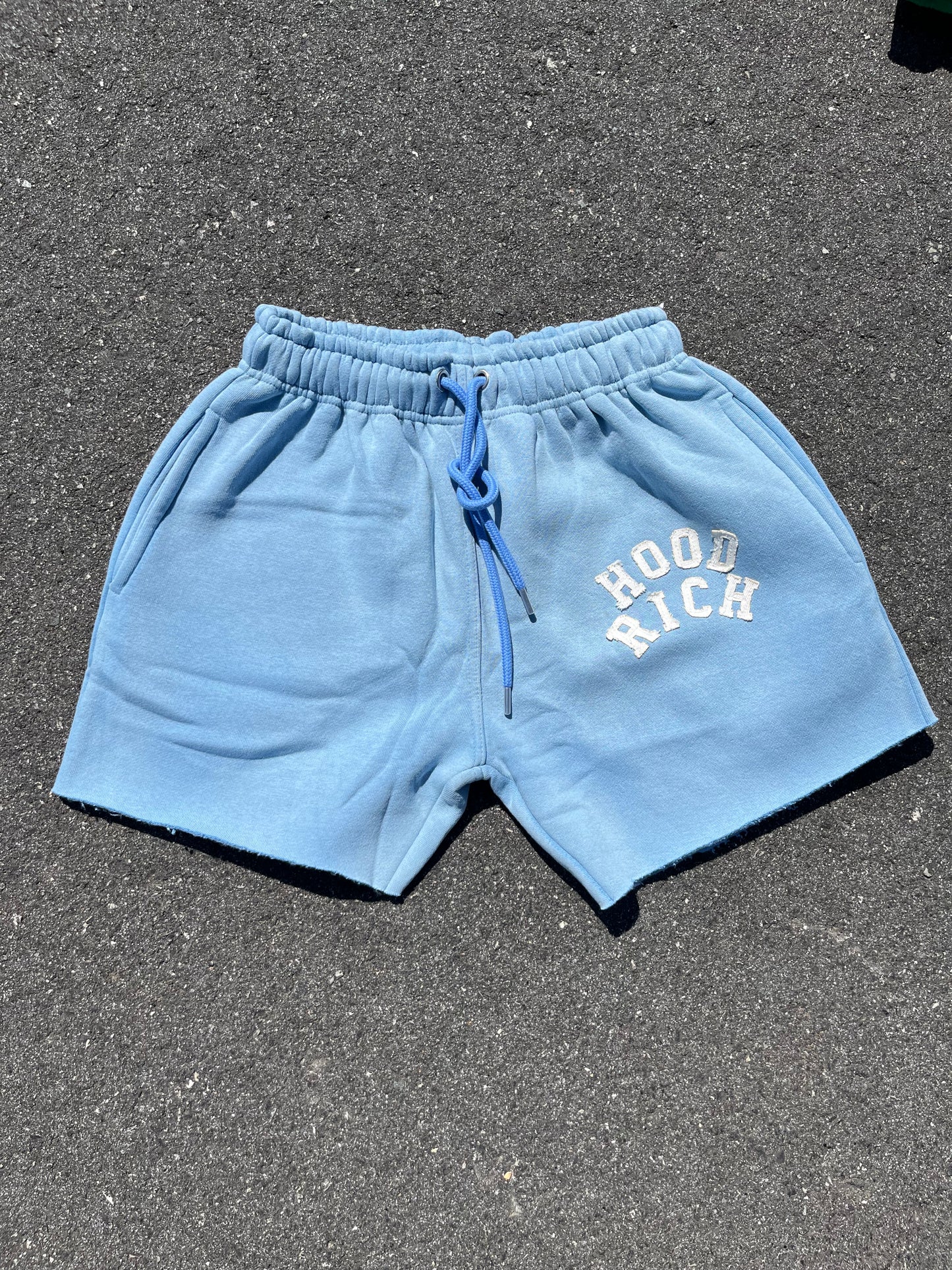 Baby Powder Distress Shorts