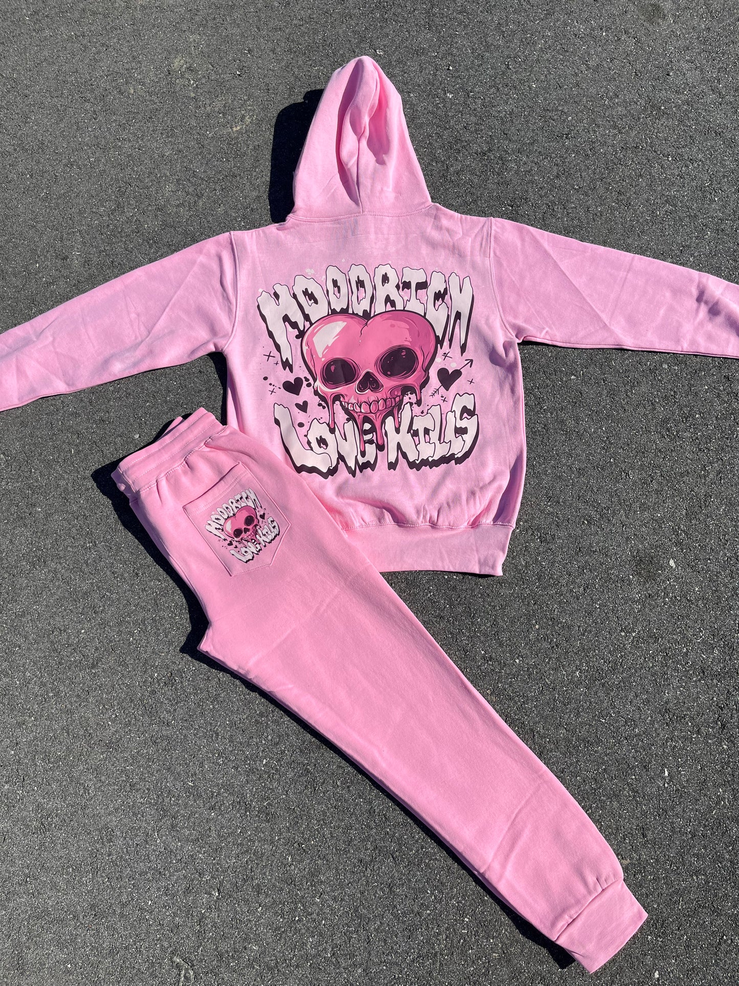 Pink Love Kills Sweatsuits