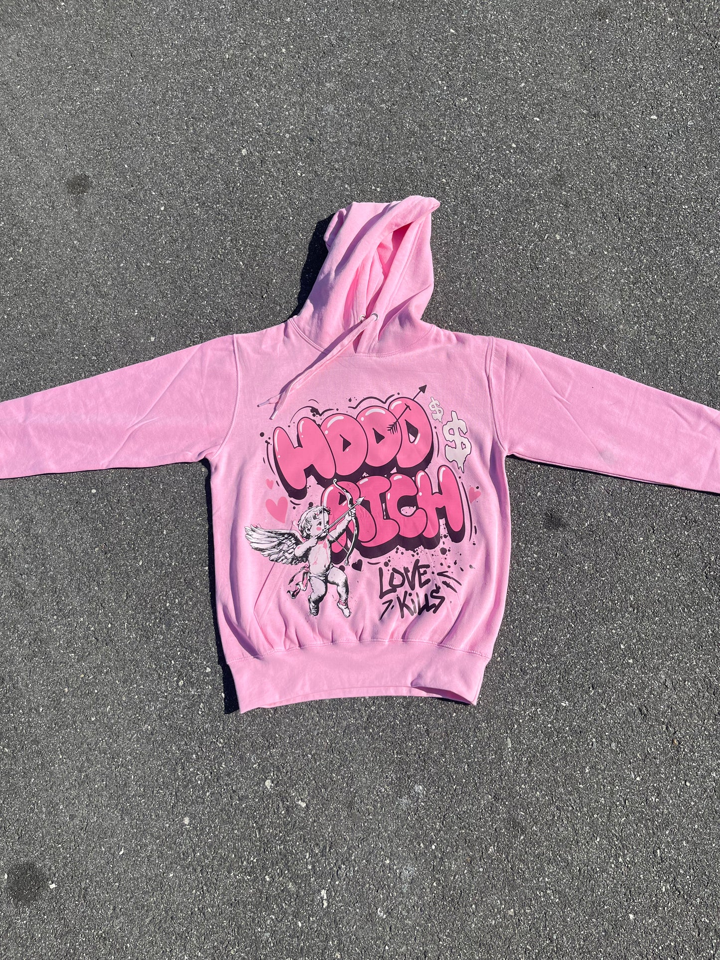 Pink “Love Kills” Hoodie