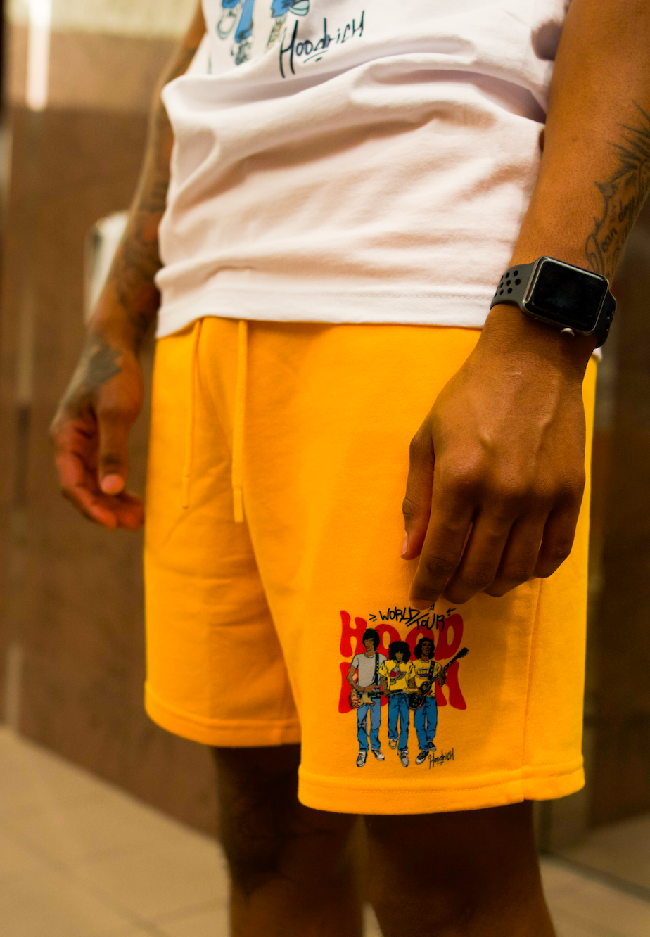 World Tour Yellow Shorts