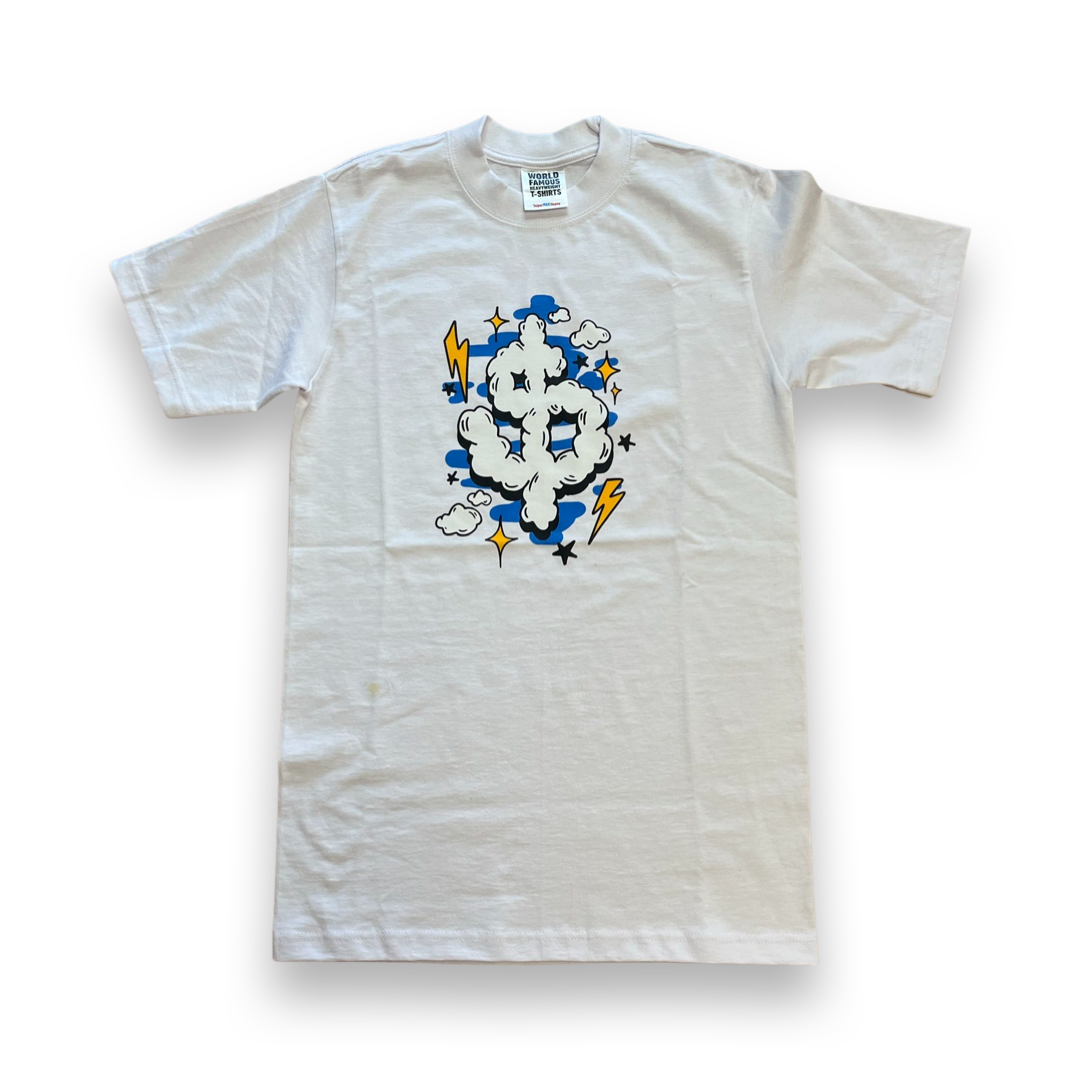 White Lighting Bolt T-Shirt