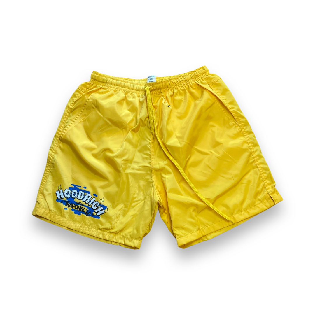 Yellow Lighting Bolt Shorts