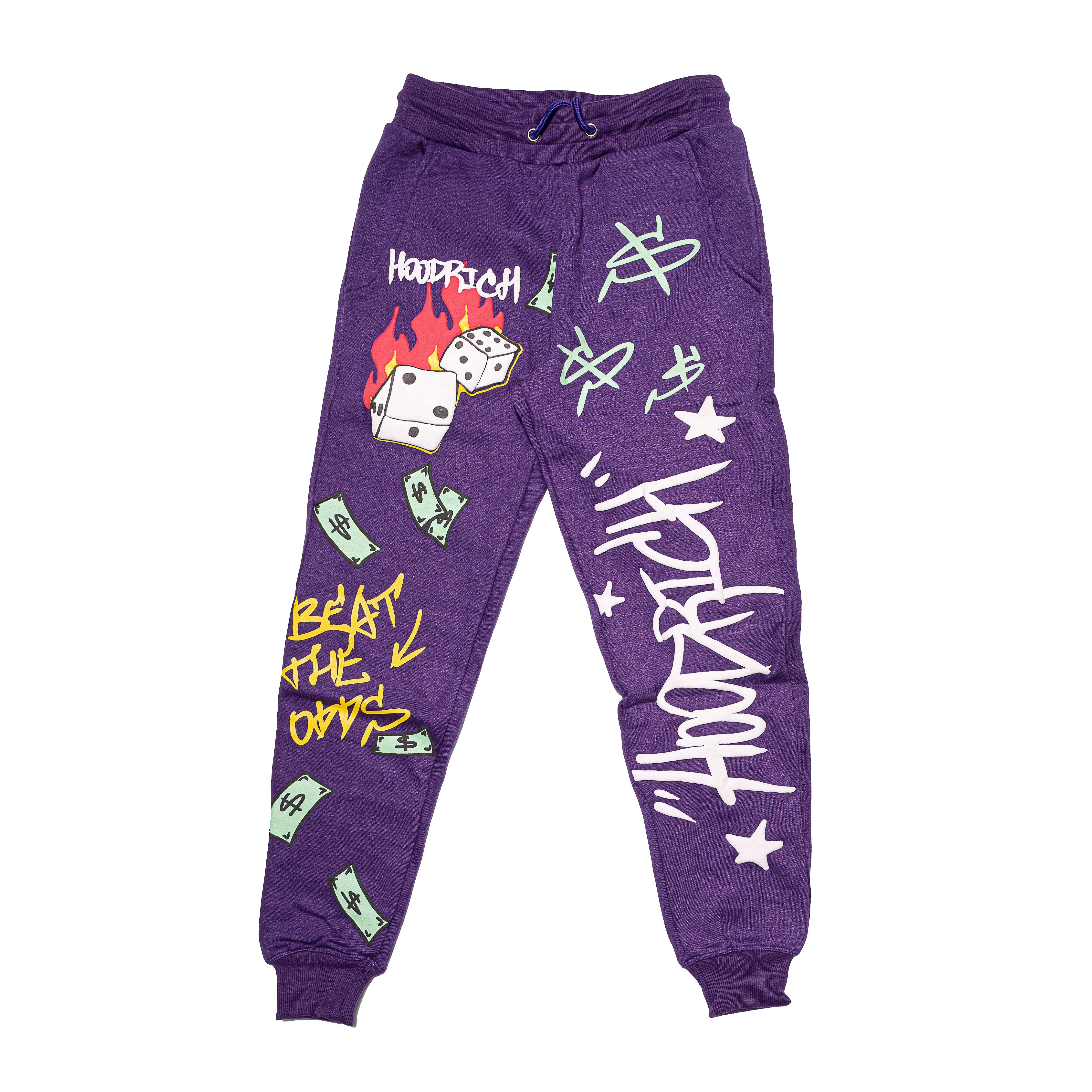 Purple Trapoholic Hoodie & Pants Set
