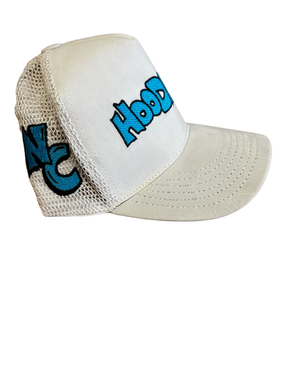 White NC Hoodrich Trucker Hat
