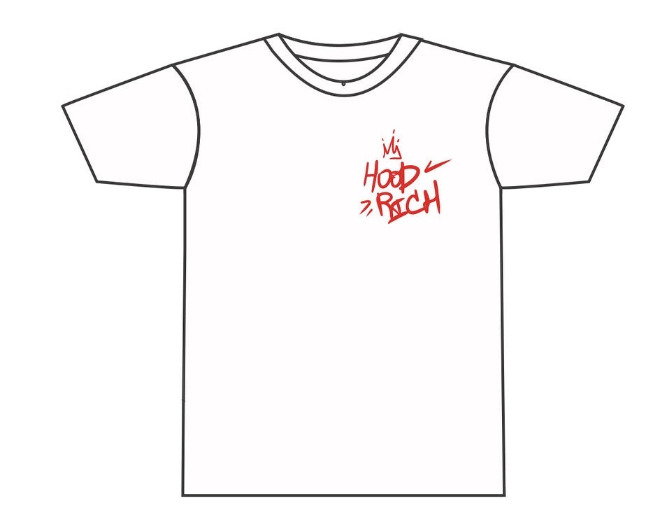White “Fresh Look” HoodRich T-Shirt