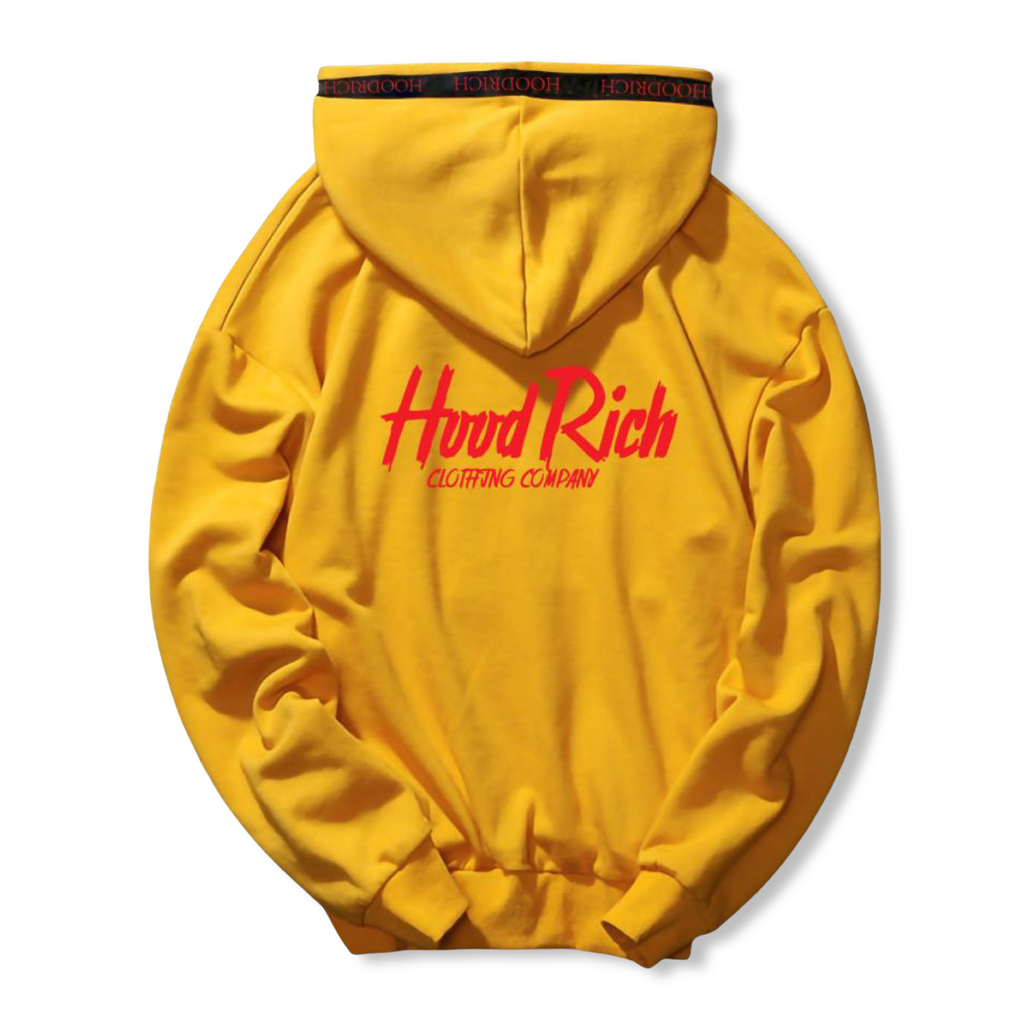 New HoodRich Yellow And Red  Hoodie