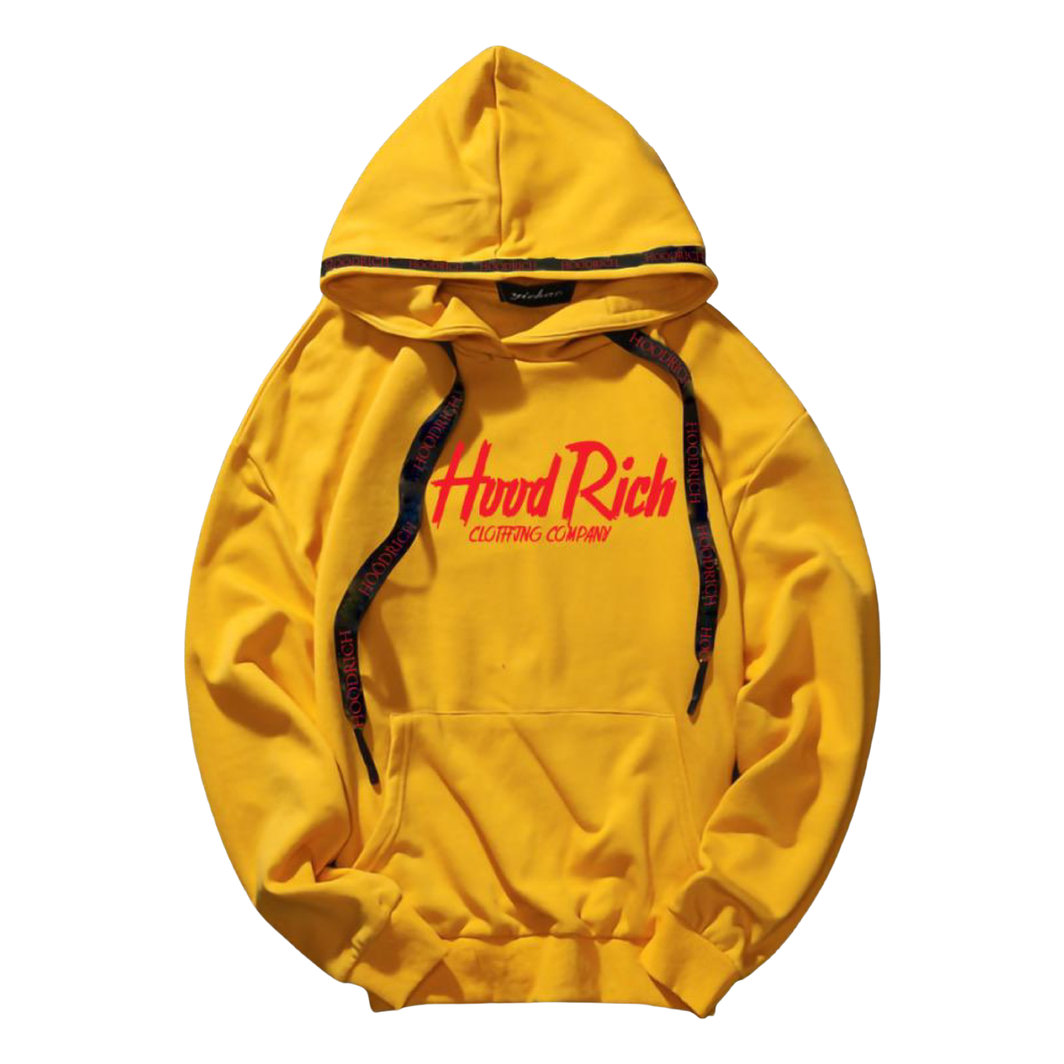 New HoodRich Yellow And Red  Hoodie