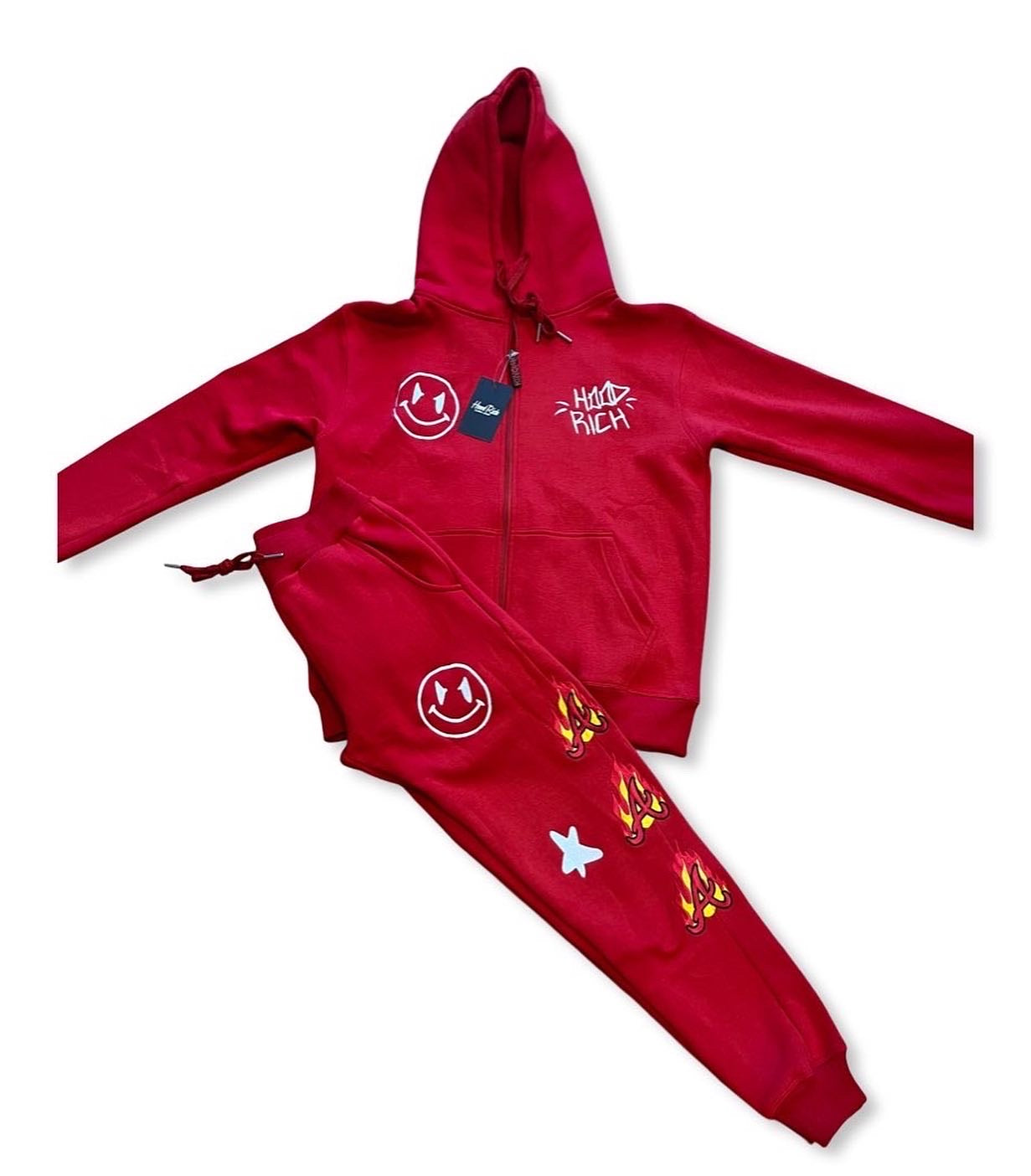 Bravest Red Tracksuits