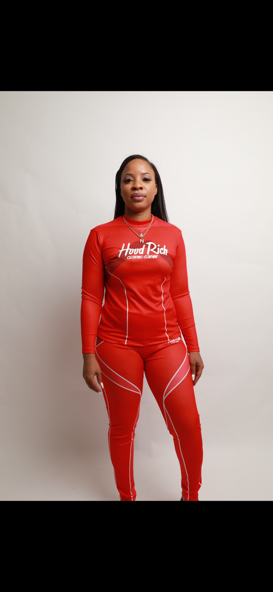 Red HoodRich Two Piece