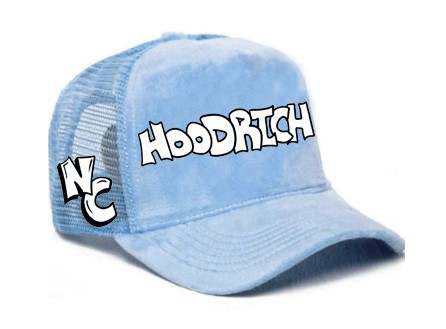 Sky Blue NC HoodRich Trucker Hat