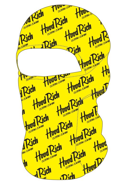 Yellow HoodRich “Pooh Shiesty” Ski Mask