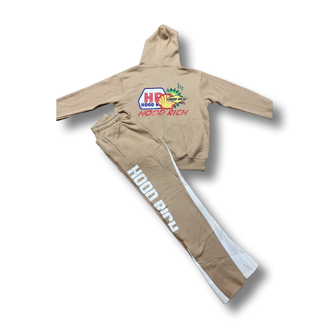 Tan Gas Station Flare Sets