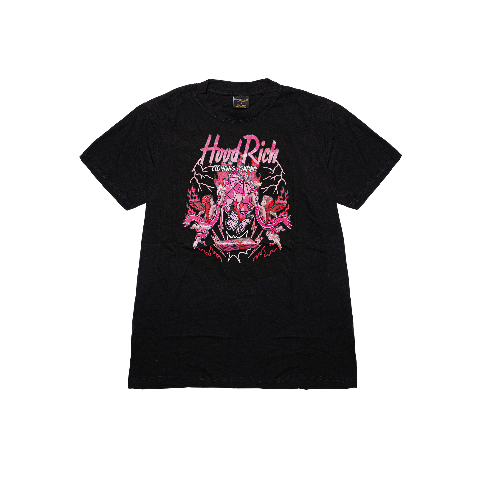 Black/Pink Dark Blessed N Rich T-Shirt