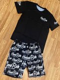 HoodRich Black & White Short Sets