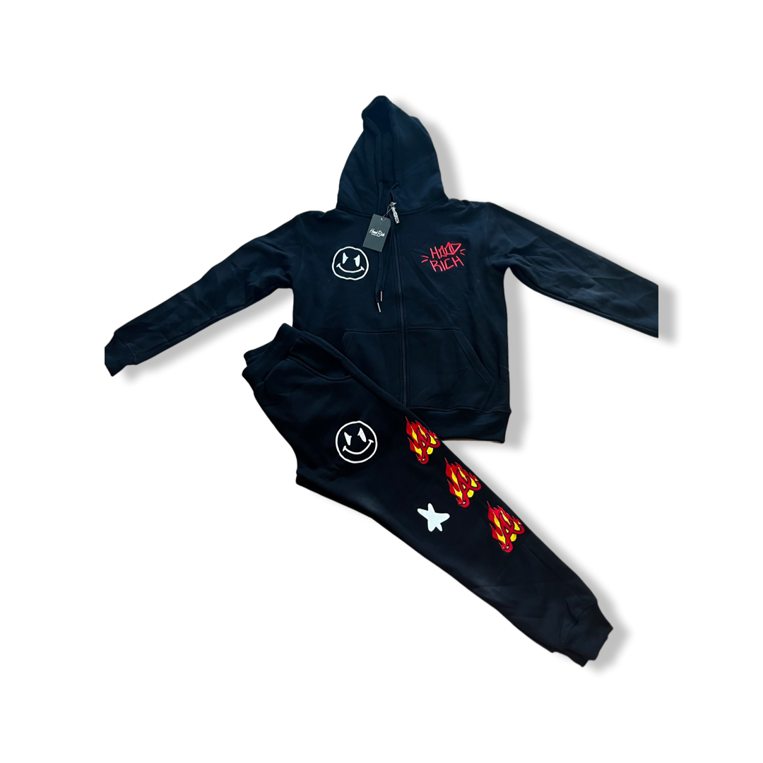 Hawks Black Tracksuits