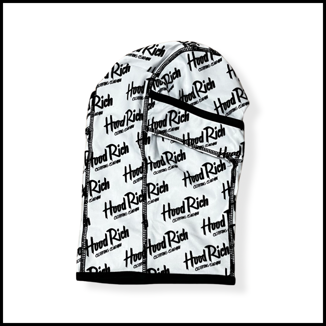 White HoodRich “ Pooh Shiesty” Ski Mask
